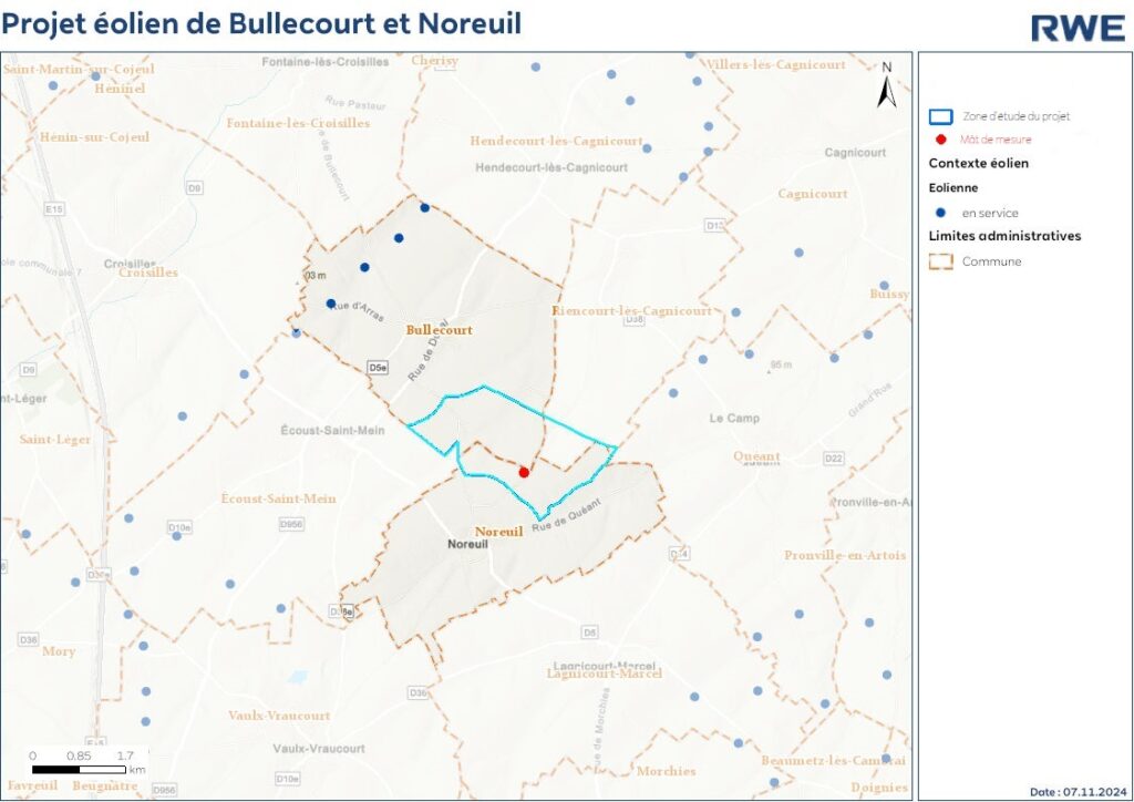 Carte de la zone d'étude